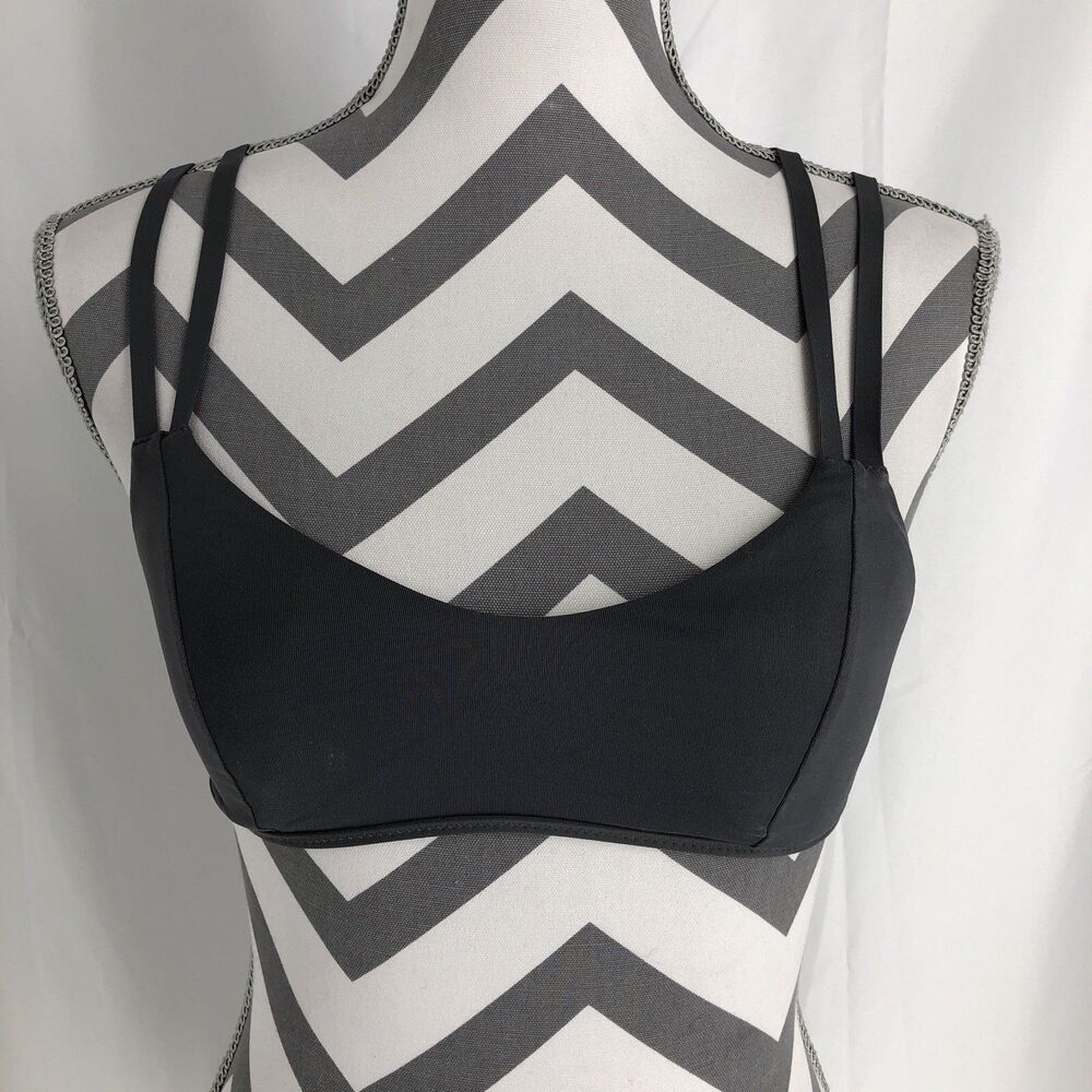 Athleta Strappy Gray Sports Bra size XS